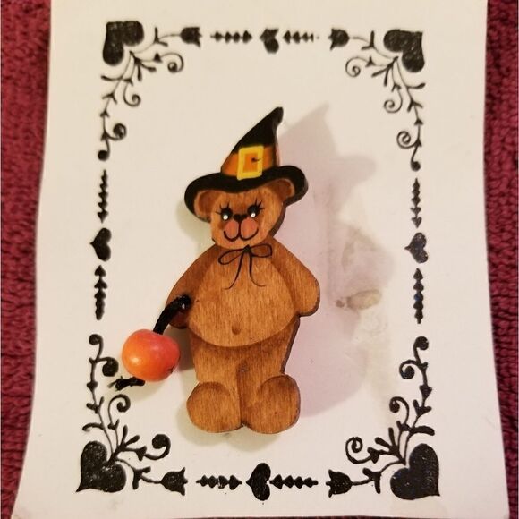 Teddy bear pin 2 1/2 inches - Picture 1 of 1